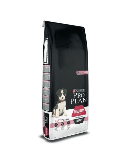 Pro Plan Dog Puppy Medium Sensitive Skin - Hondenvoer - Zalm 18 kg Breederbag