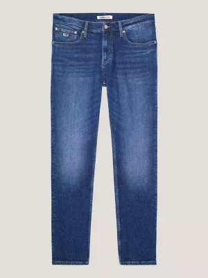 Calça jeans reta desbotada Ryan