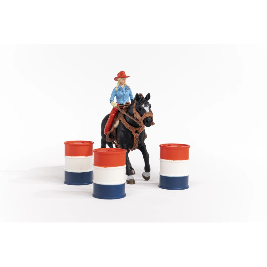 schleich® Barrel Racing mit Cowgirl 42576