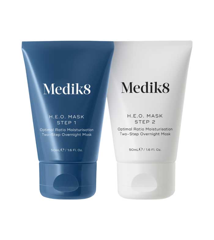 Medik8 - Duo de máscara noturna em duas etapas H.E.O. Mask Optimal Ratio Moisturisation