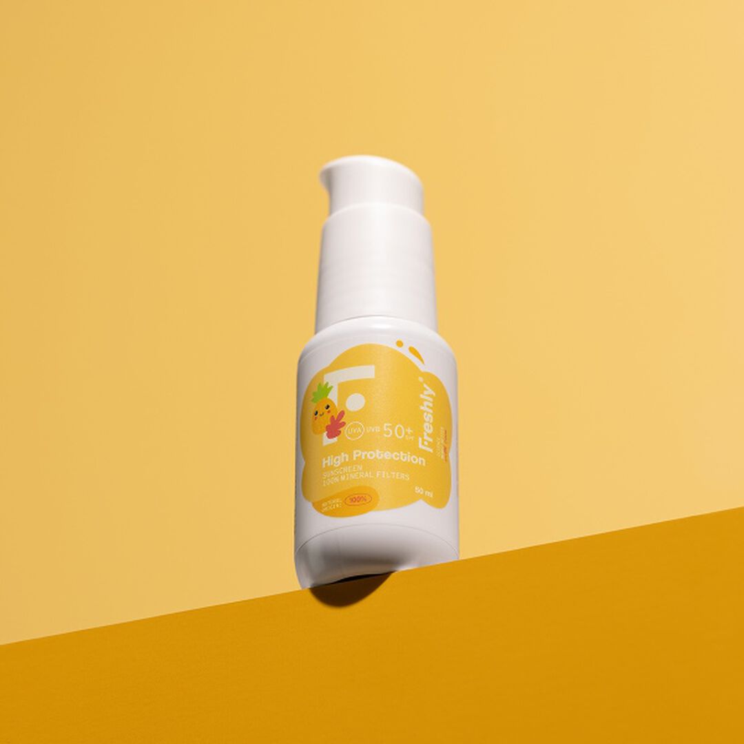 FRESHLY  Creme SPF 50+ Crianças - High Protection Sunscreen WOW - 50ml