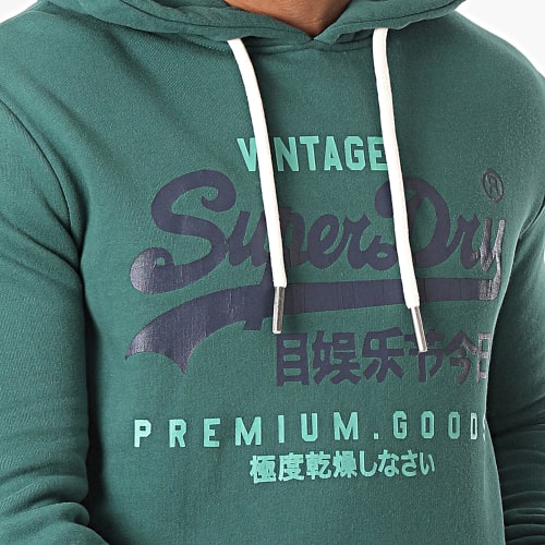 Sweat Capuche Classic Heritage M2013126A Vert