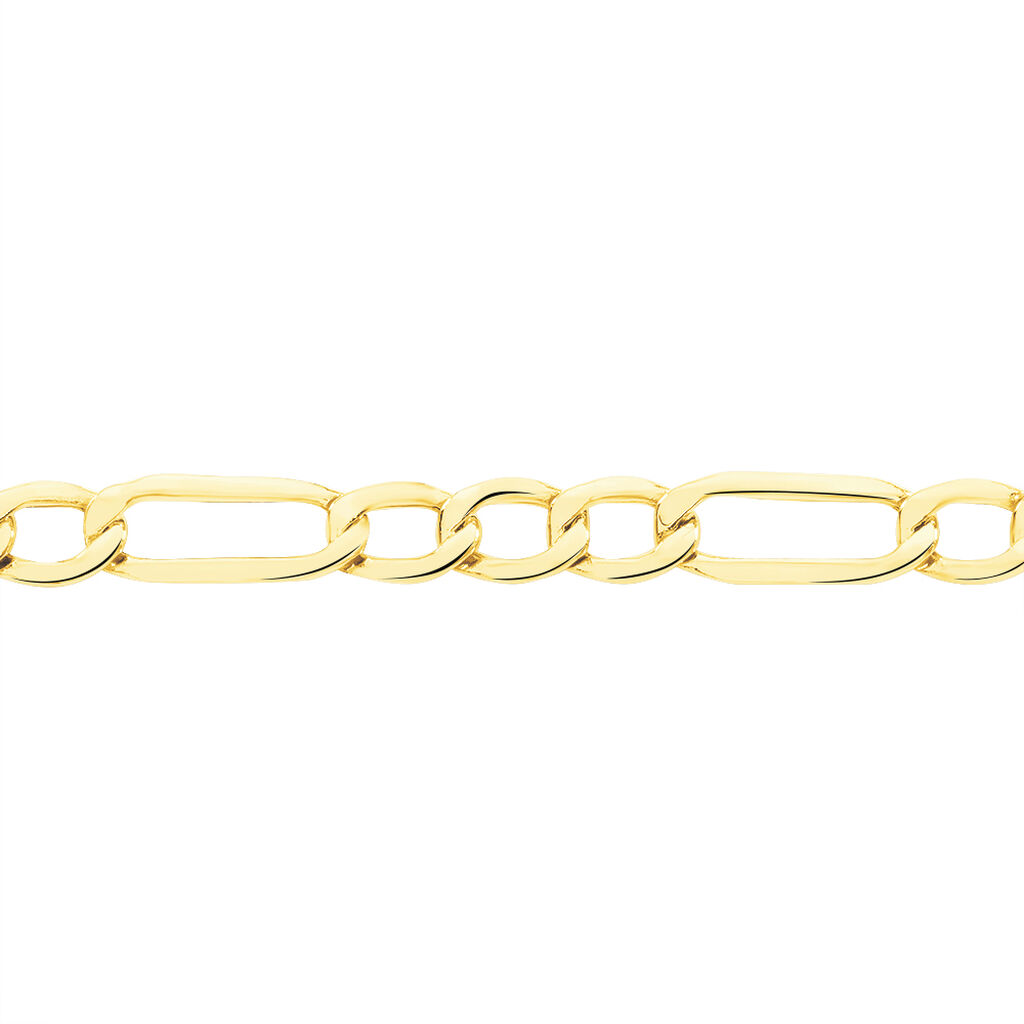 Chaîne Allaoui Maille Alternée 1/3 Or Jaune