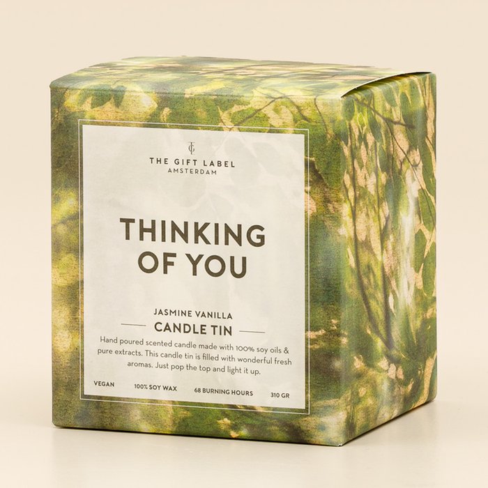 The Gift Label | Geurkaars | Thinking of you 310 gram