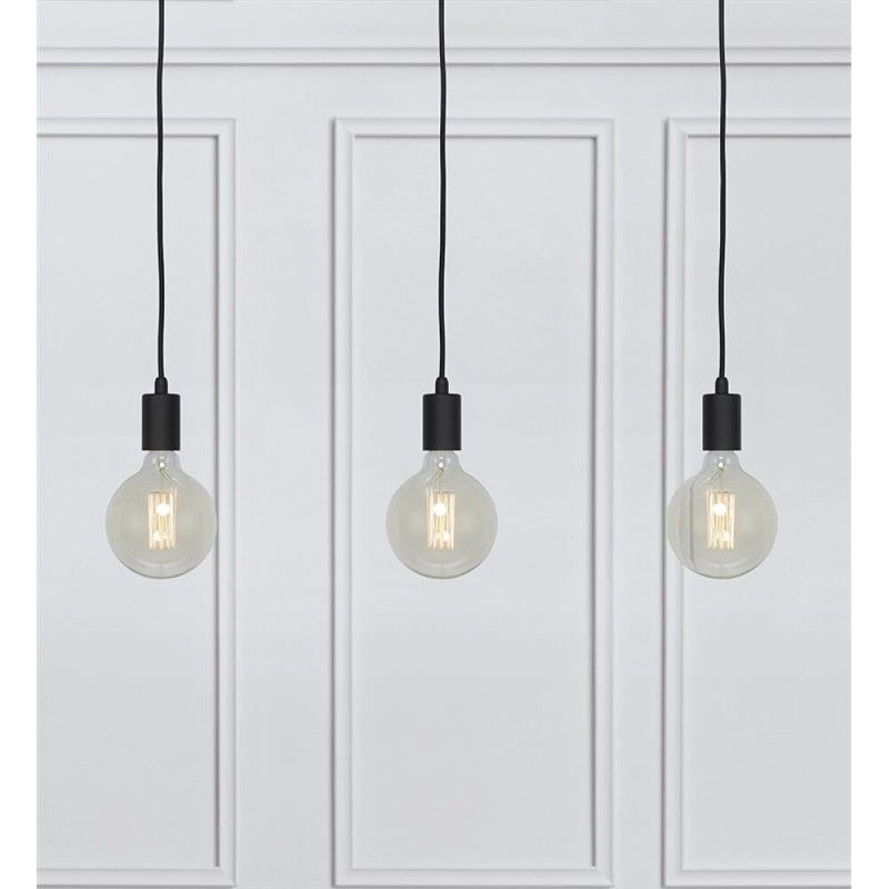 TAKLAMPE MARKSLÖJD SKY PENDANT 3 SVART
