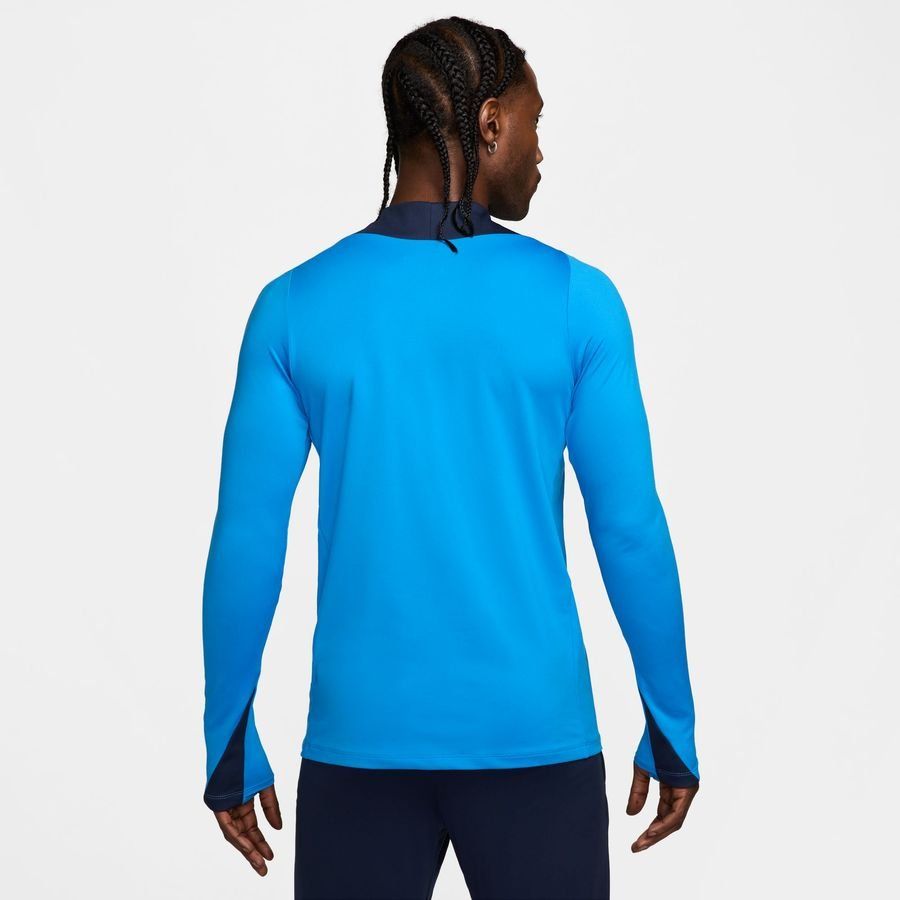 Chelsea Maillot d'Entraînement Dri-FIT Strike Drill - Bleu/Orange