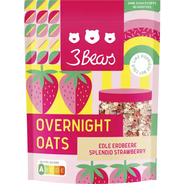 Overnight Oats Edle Erdbeere