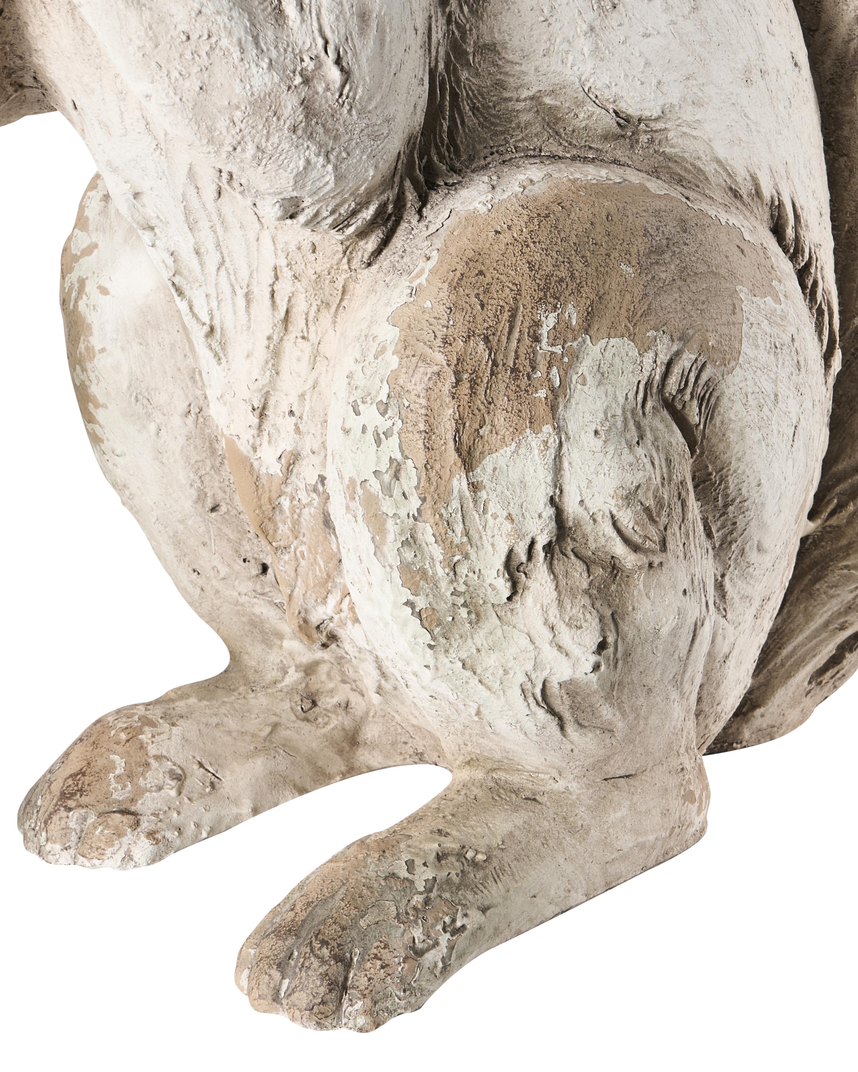 Tuinbeeld TURSI Eekhoorn Beige