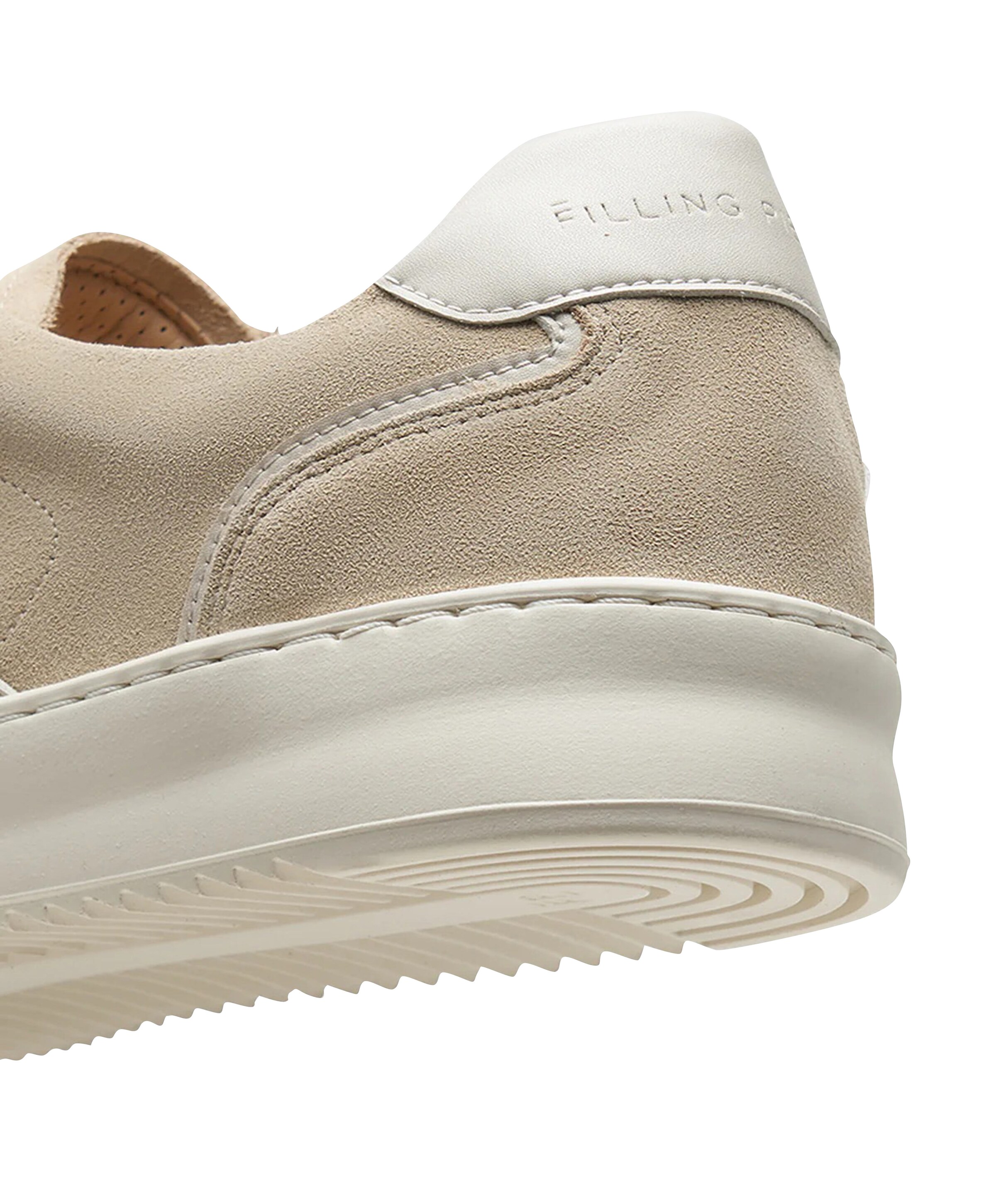 Filling Pieces Mondo Stack Suede heren sneakers beige
