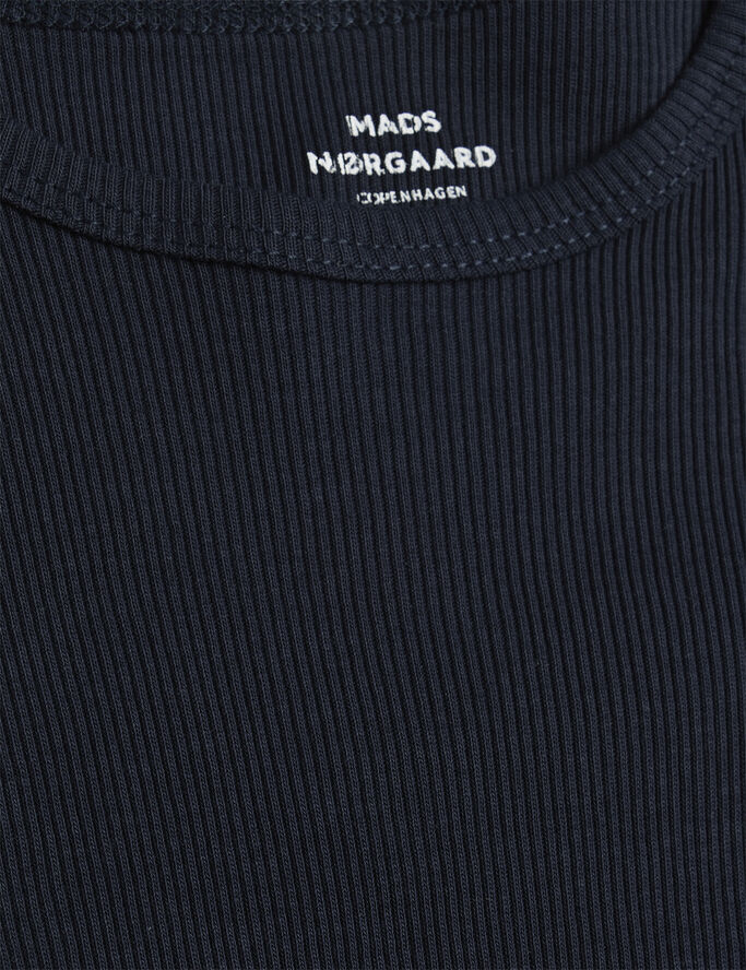 Mads Nørgaard - Copenhagen Soft Solid Rib Body Blå