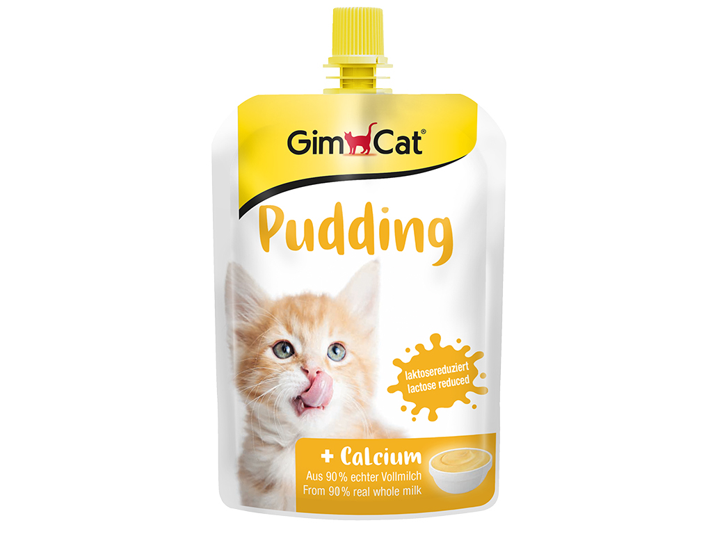 SNACK LÍQUIDO PARA GATO GIMCAT PUDIM CLASSIC 150G