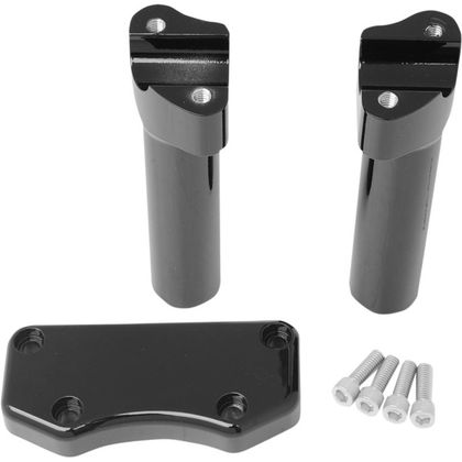 Réhausseur Drag Specialties Riser kit 24 cm pour guidon Diamètre 25.4-38 mm Universel - Noir