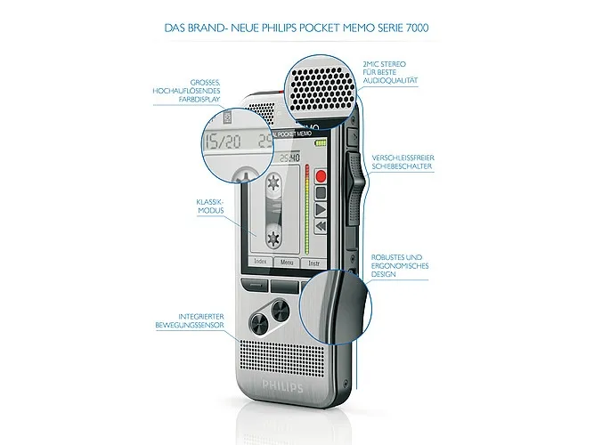 Philips DPM 7200 voice recorder