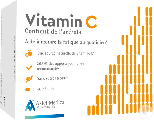 Vitamin C Aide À Réduire La Fatigue Vitalité Acérola Complément Alimentaire 60 Gélules