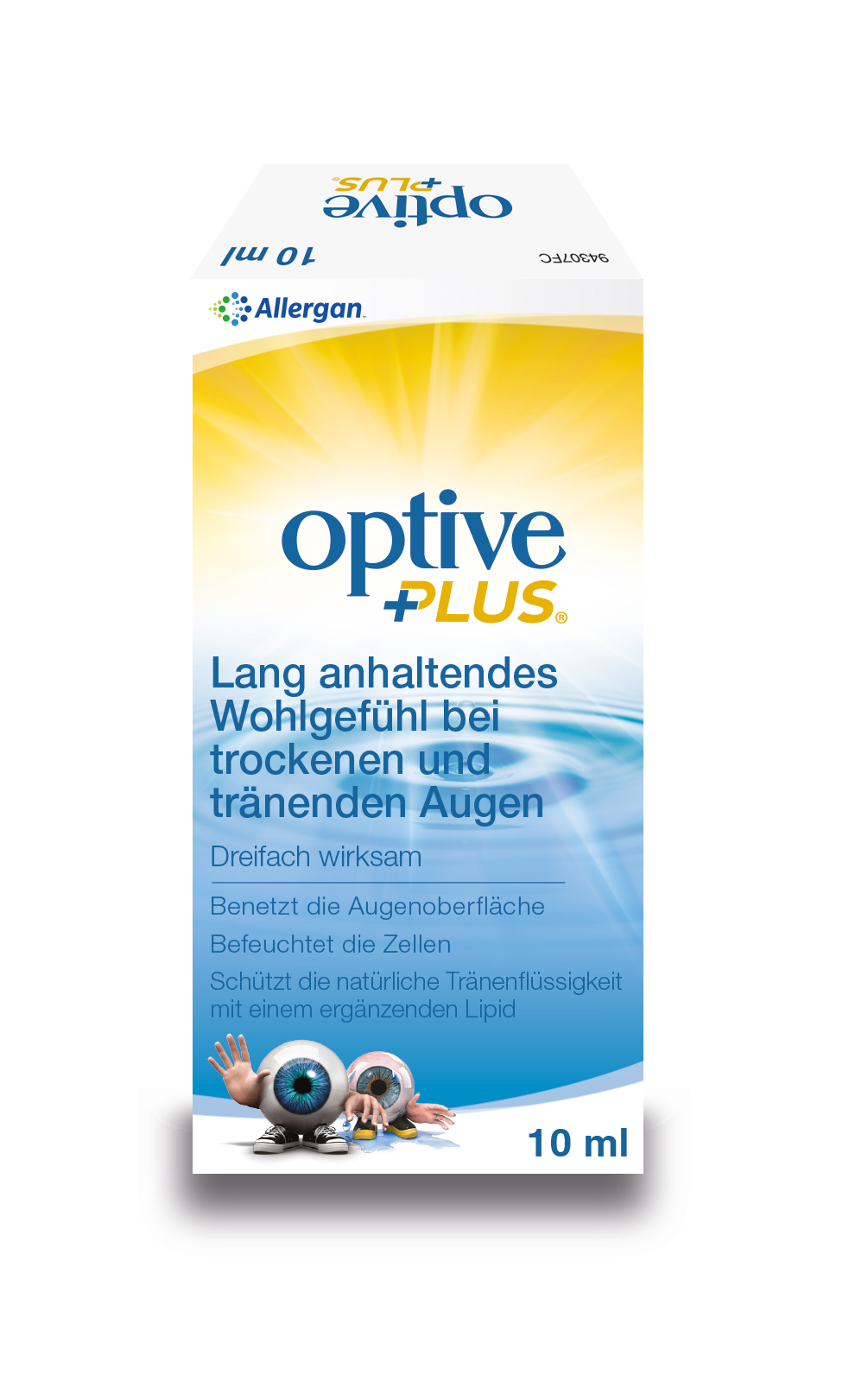 OPTIVE Plus Augen-Pflegetropfen Gtt Opht Fl 10 ml