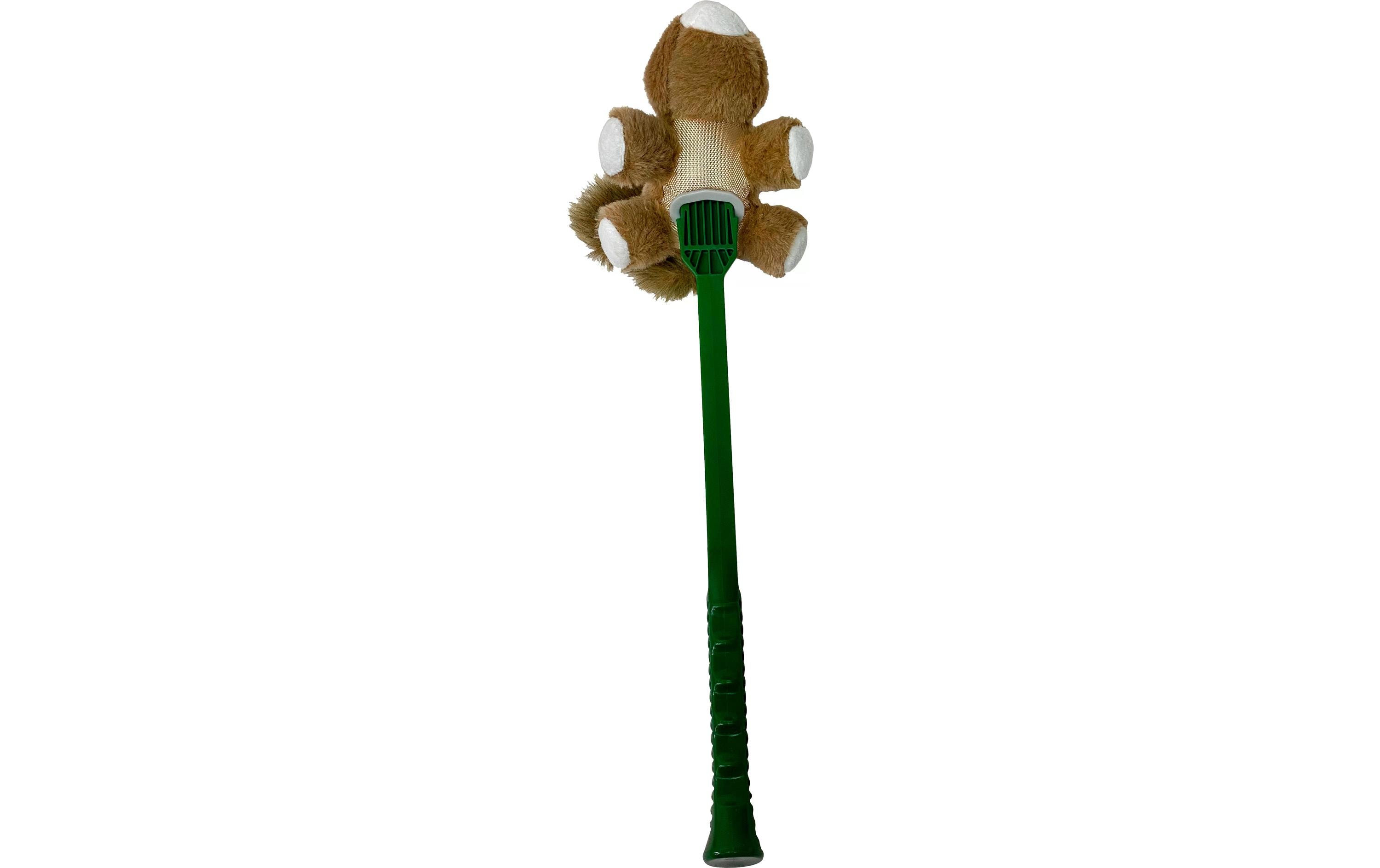 Hunde-Spielzeug Flingerz Furry Eichhörnchen, Braun/GrünWurf-Hundespielzeug