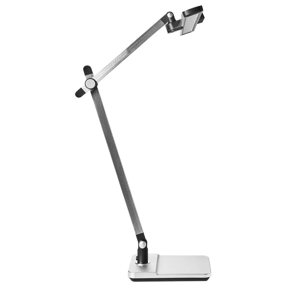 SERPENS - Bureaulamp LED - Zilver - Synthetisch materiaal