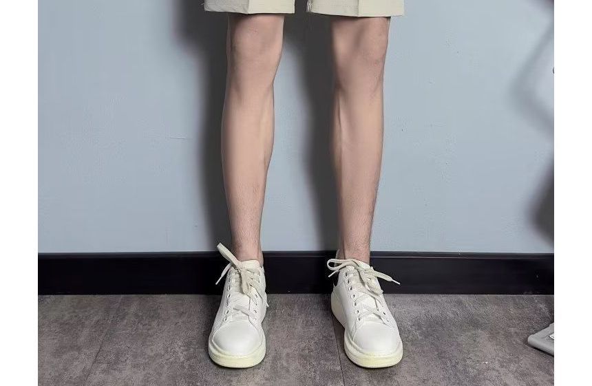 Loansk - Hoge taille effen shorts