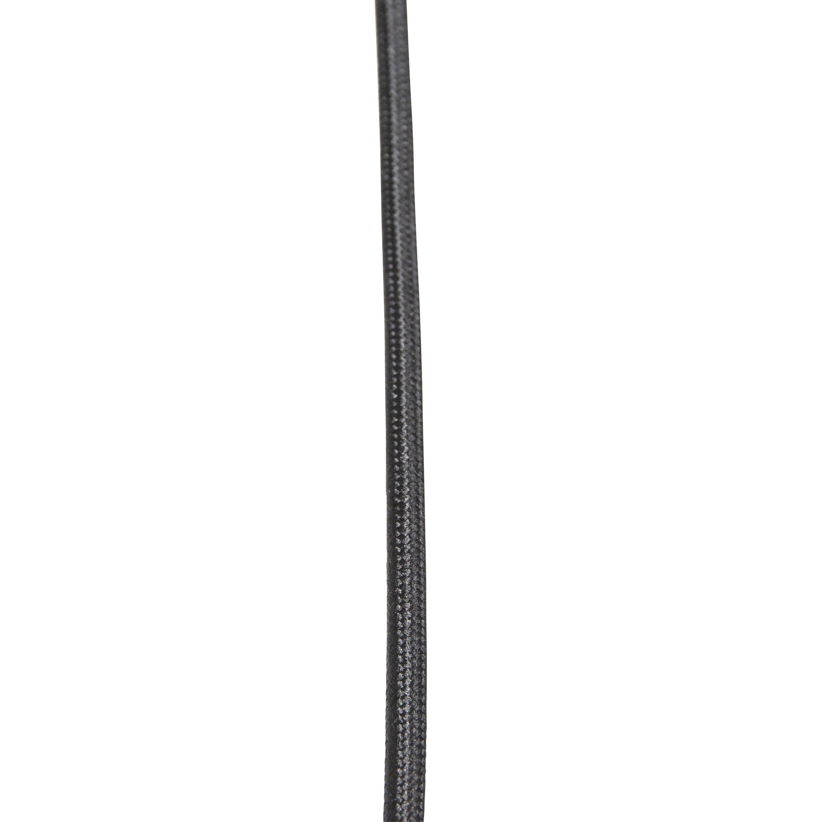 Hanglamp zwart met goud met smoke glas incl. 5 PUCC - Zuzanna