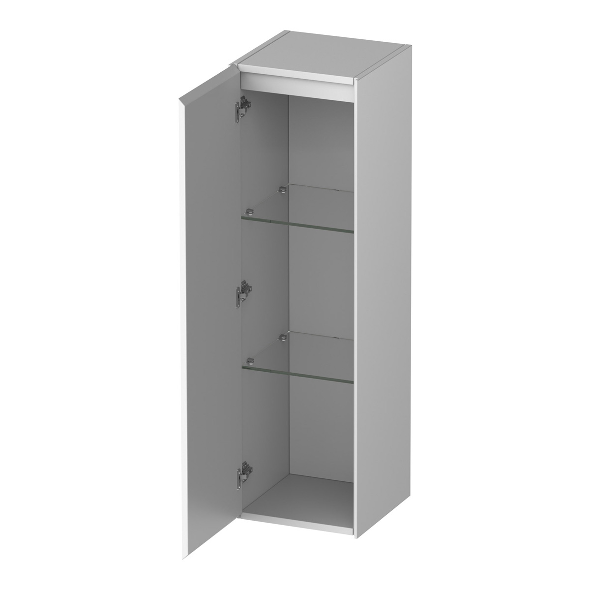 Brauer Inspire kolomkast 120cm linksdraaiend wit glans