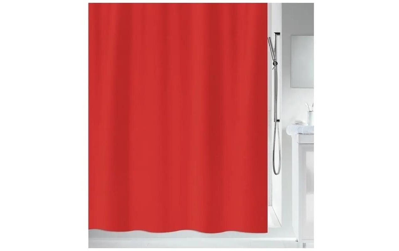 Duschvorhang Primo 180 x 180 cm, FeuerrotAnti-Schimmel Badevorhang