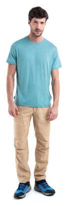 T-shirt Technique Icebreaker Mérinos 150 Tech Lite III Bleu Clair