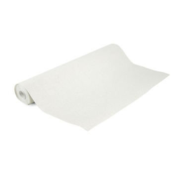 Vliesbehang Chenille wit-zilver 106750