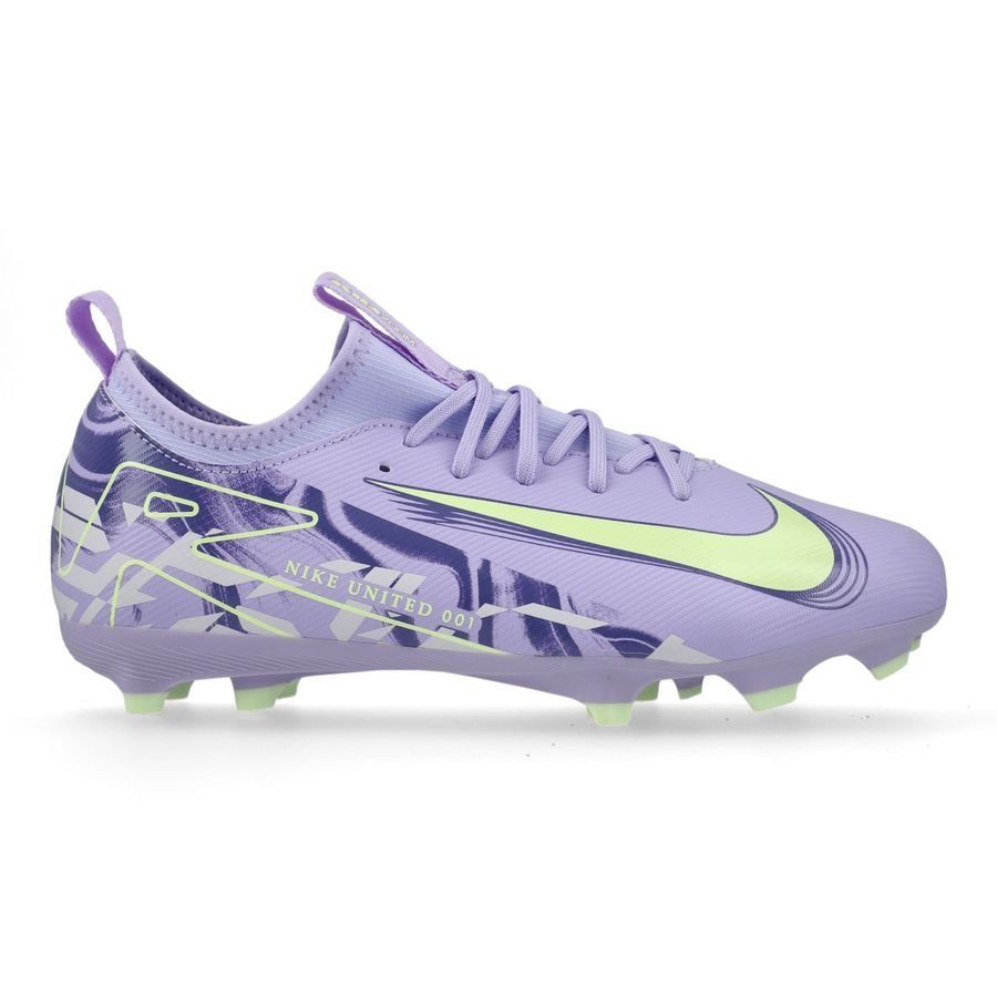 Nike Air Zoom Mercurial Vapor 16 Academy MG United - Purple Agate/Jaune Fluo Enfant
