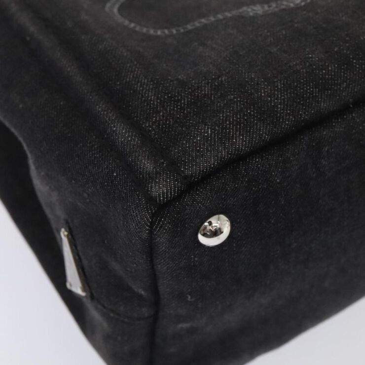 Prada Vintage Prada Canapa Tote Black