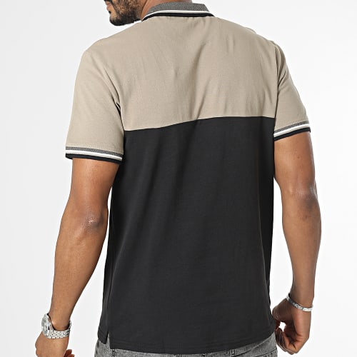 Polo Manches courtes Easton 10049874 Noir Taupe