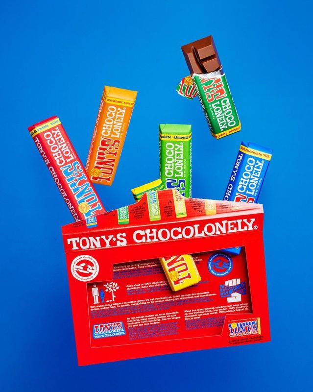 Tony's Chocolonely Proeverijtje Chocolade Cadeau - Verjaardagscadeau Repen - Geschenk Verjaardag