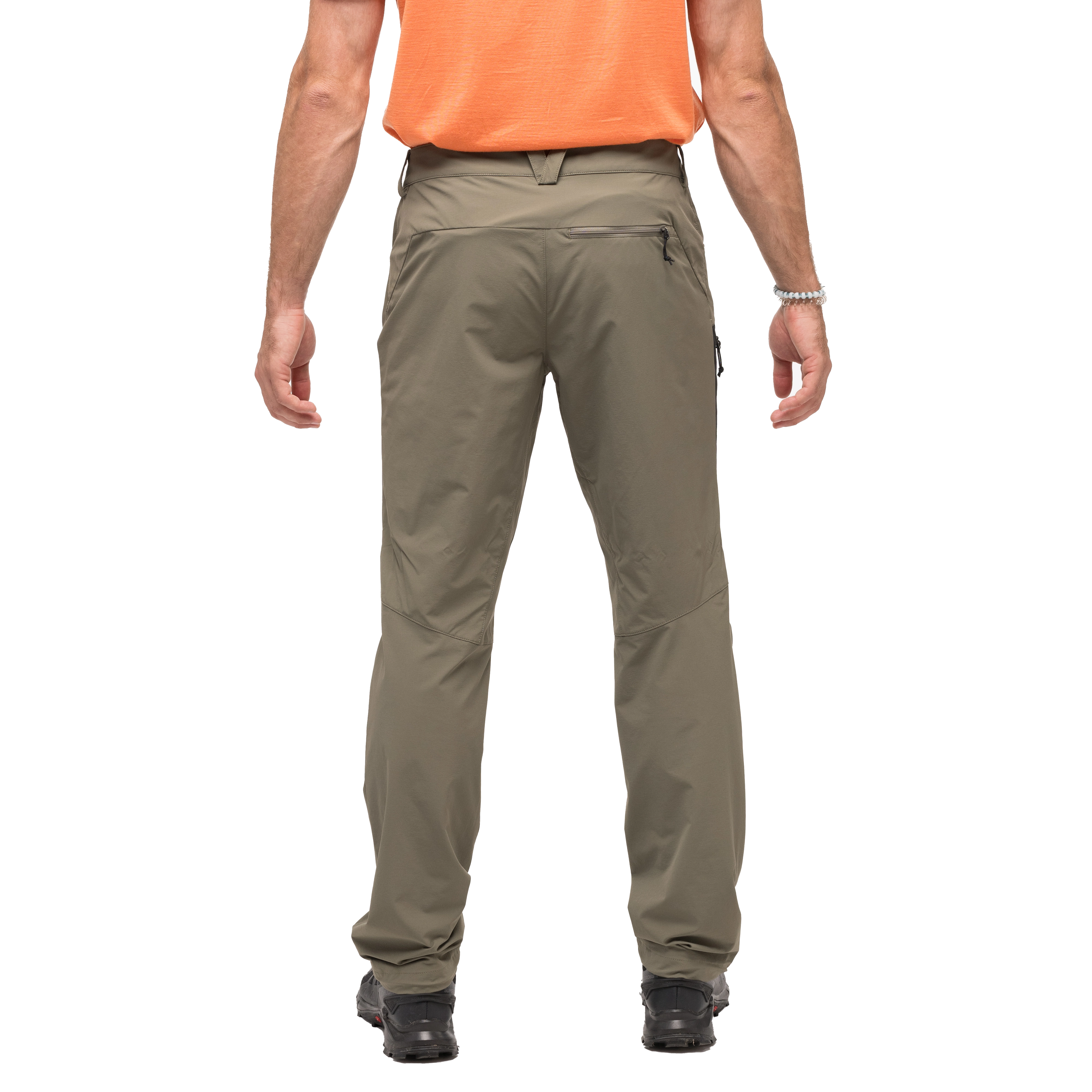 Vaagaa Light Softshell Pants Men Green Mud / Black