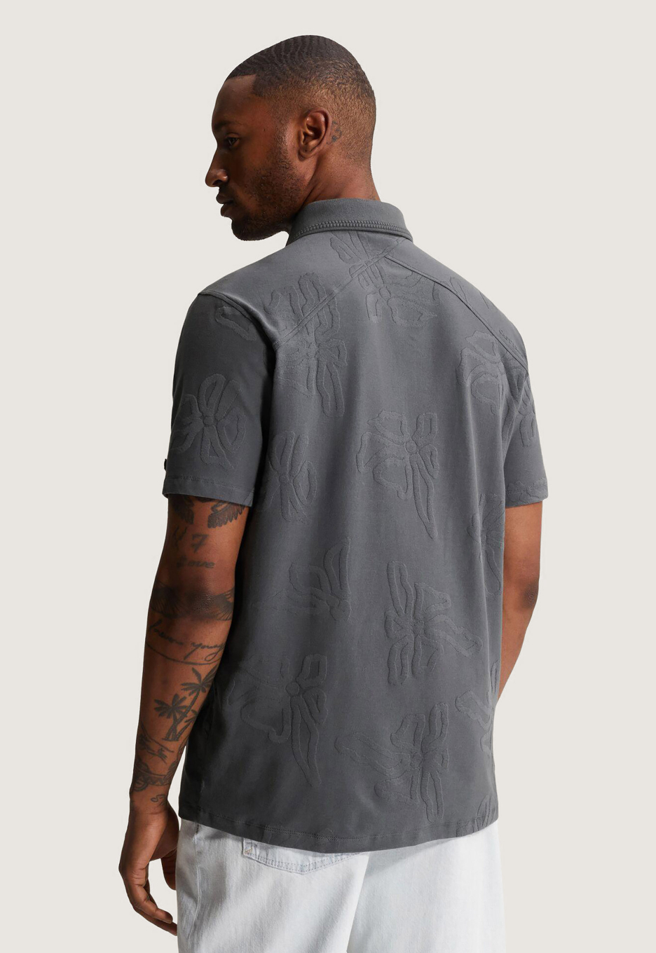 Cast Iron Regular Jacquard Polo