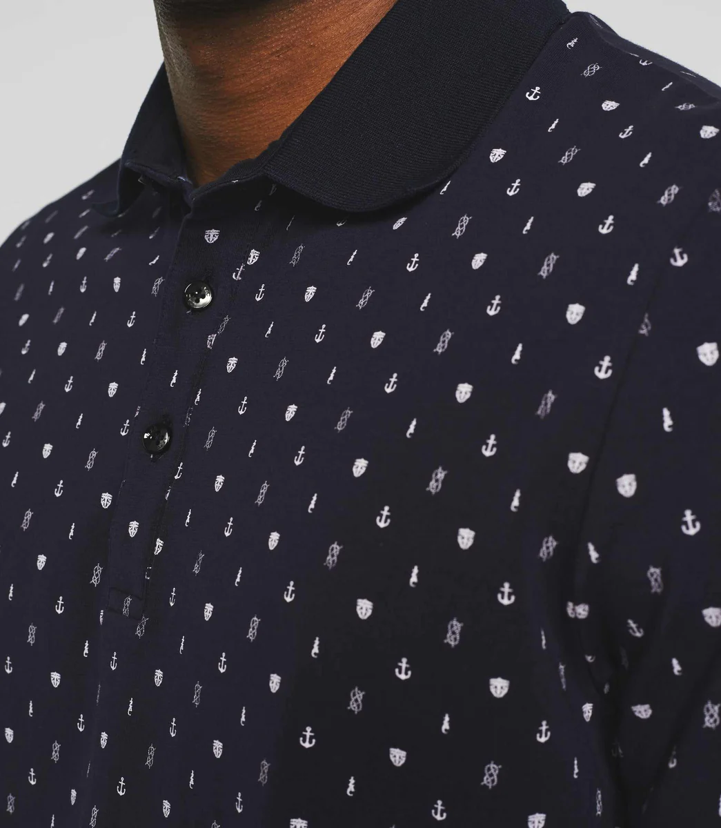 Polo manches courtes marine 