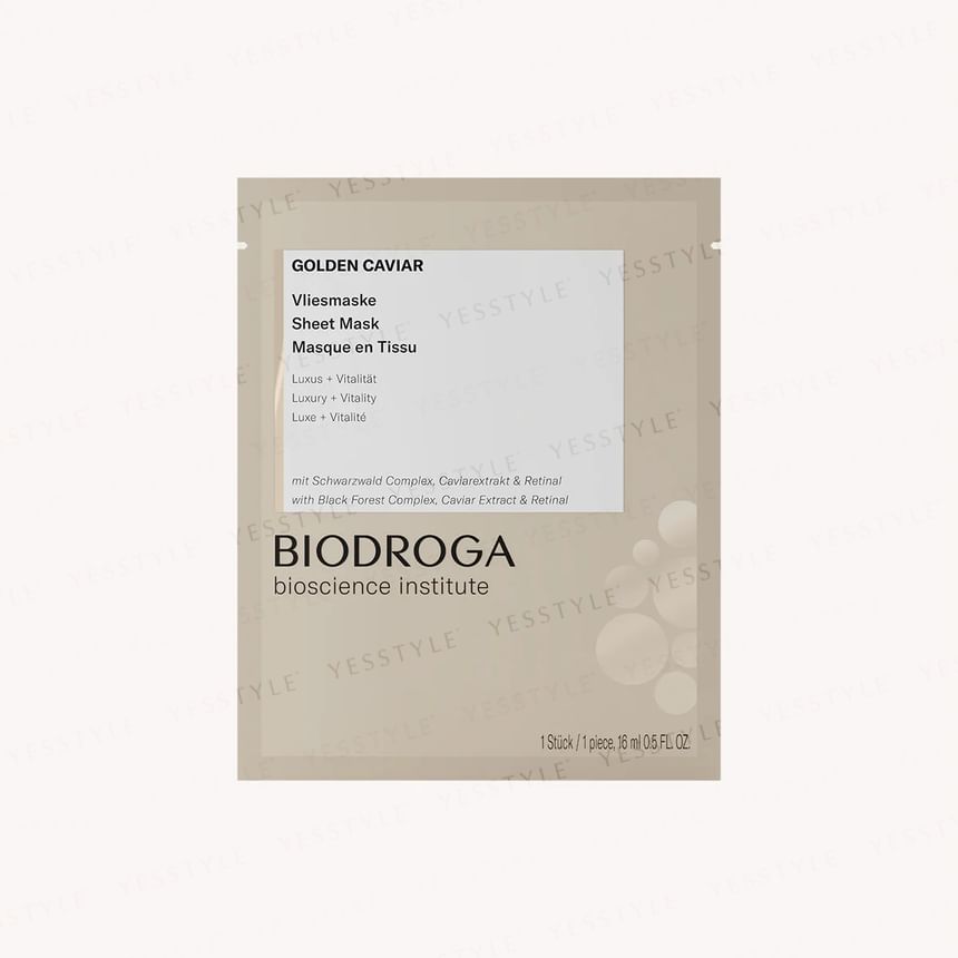BIODROGA - Bladmasker van gouden kaviaar