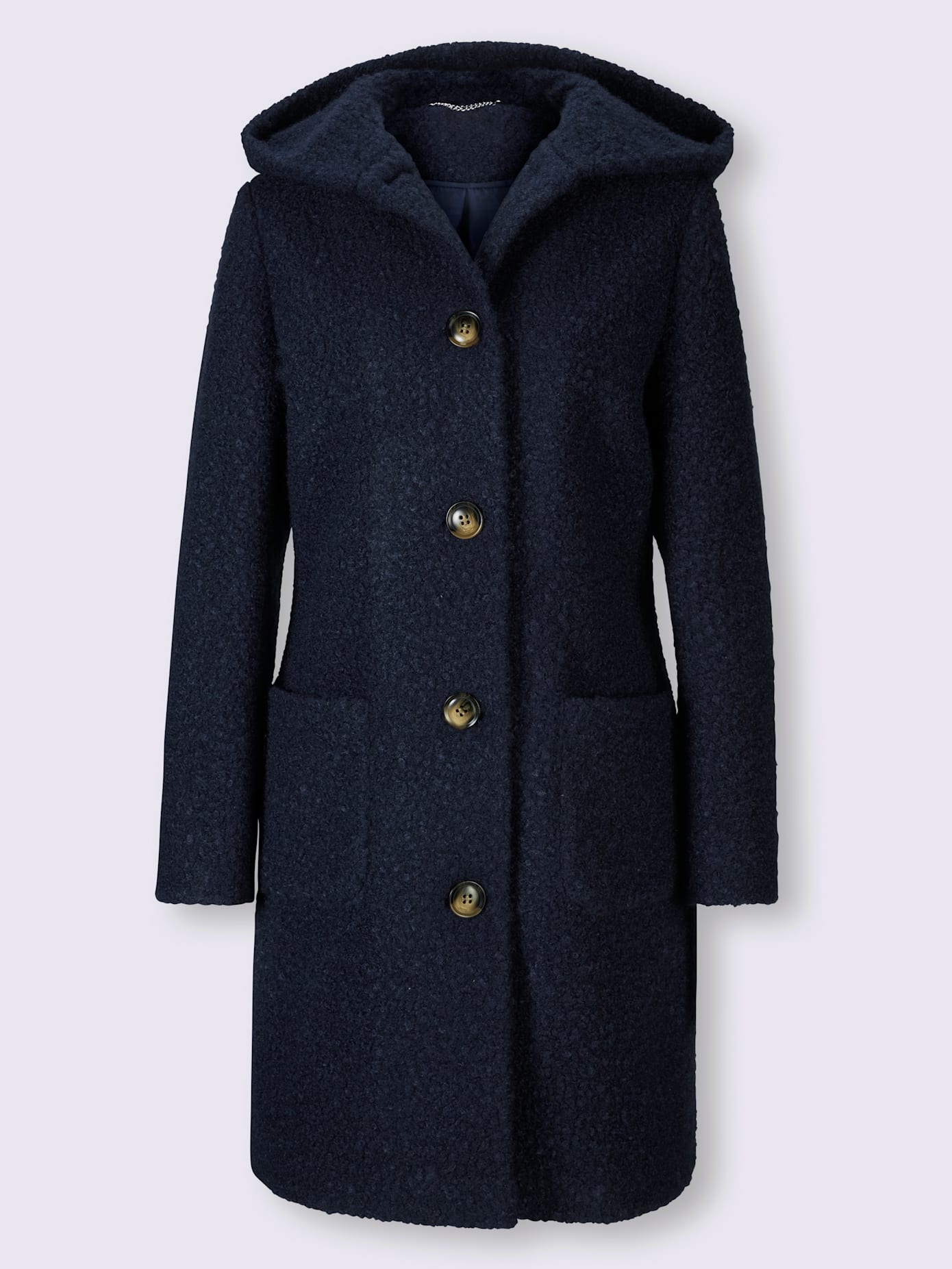 Manteau tissu structuré de qualité