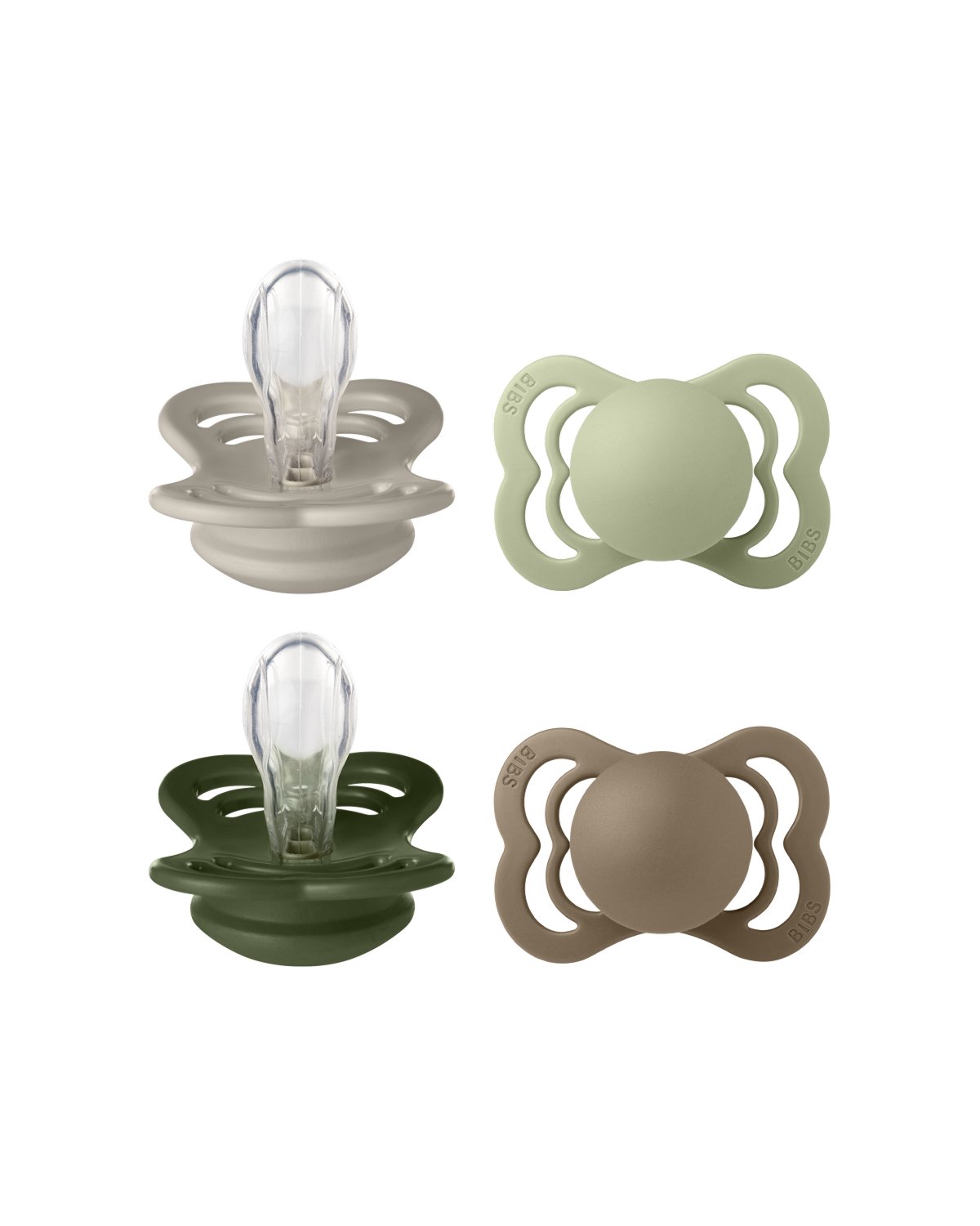 BIBS Smokk Supreme 4pk – Dråpeform, Silikon