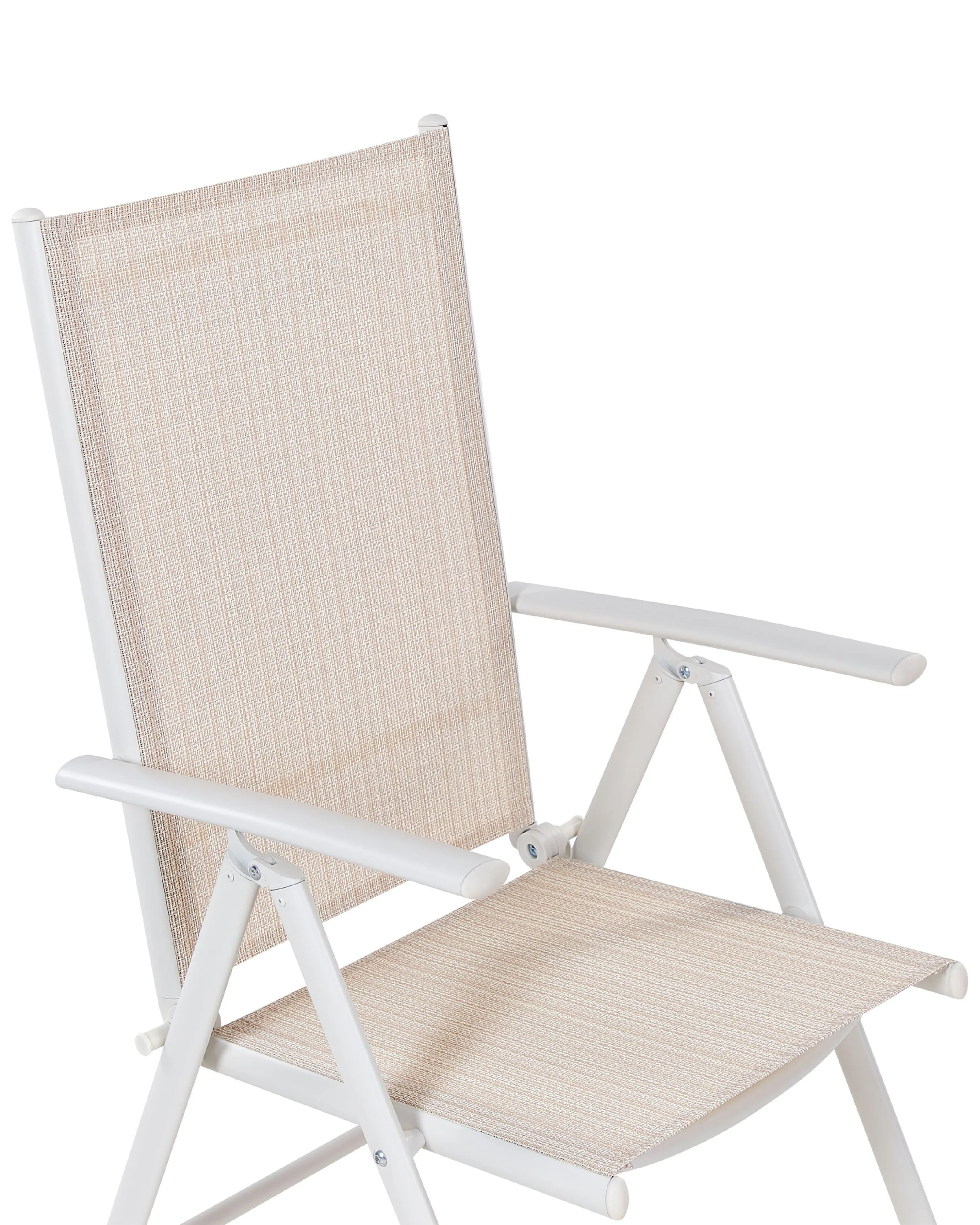 Set van 6 tuinstoelen CATANIA Metaal Beige