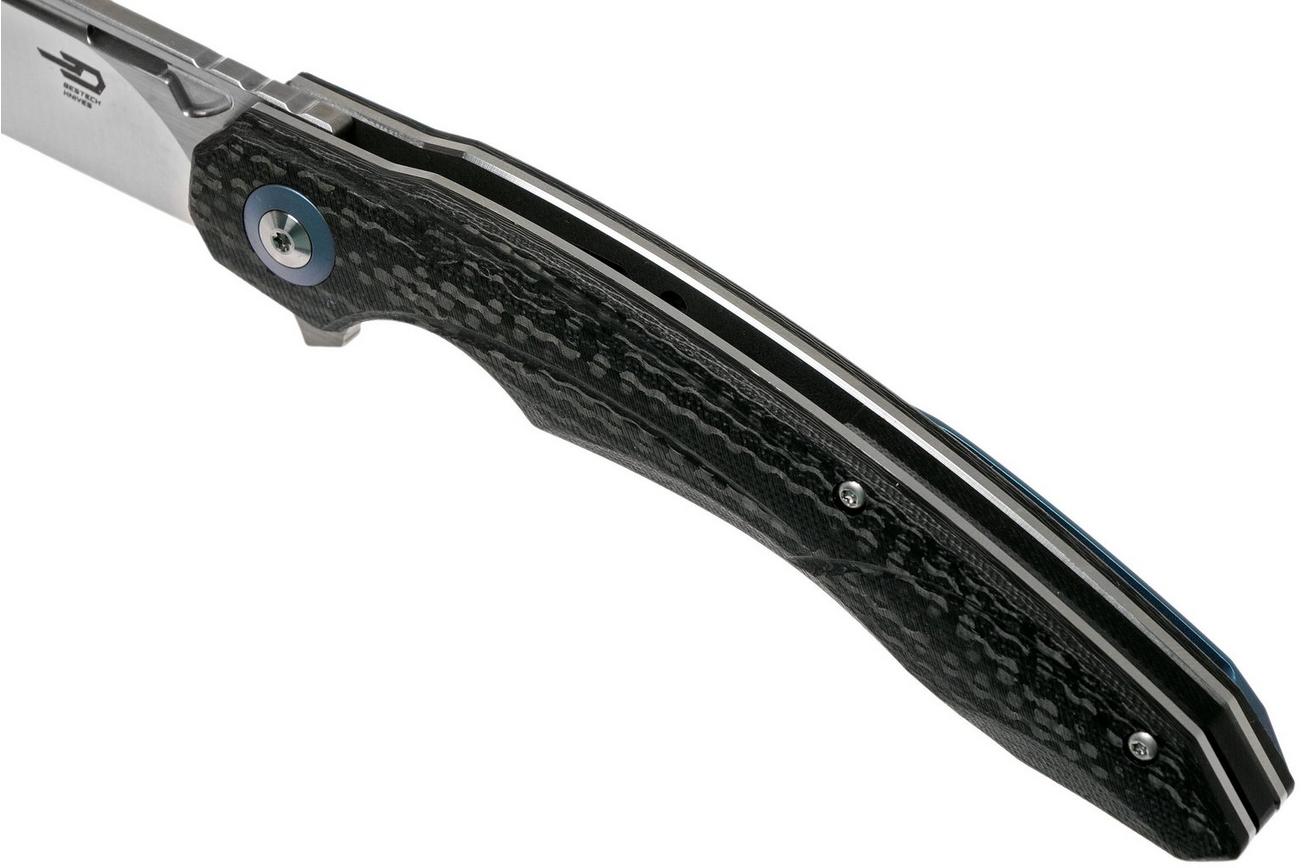 Bestech Fanga Black G10 & Carbonfiber BG18C zakmes