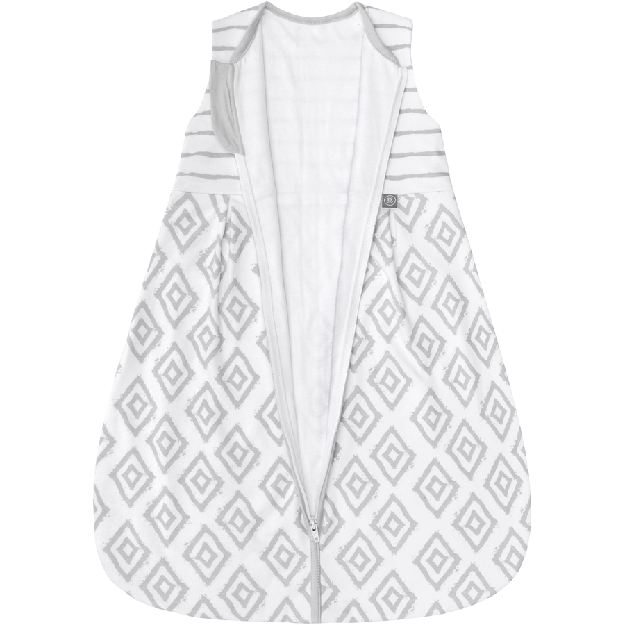 emma & noah Schlafsack Rauten grau