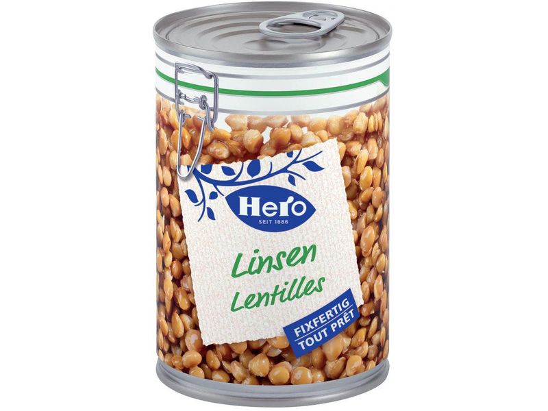 Hero Dose Linsen 430 g Fixfertige, amerikanische Linsen