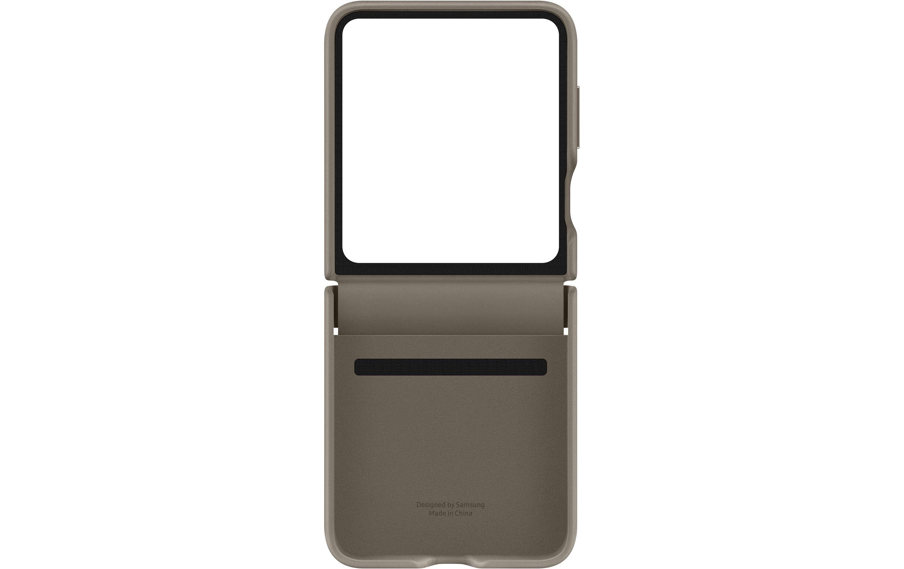 Back Cover EF-VF731 Flap ECO-Leather Galaxy Z Flip5Elegante Schutzhülle für das Samsung Galaxy Z Flip5