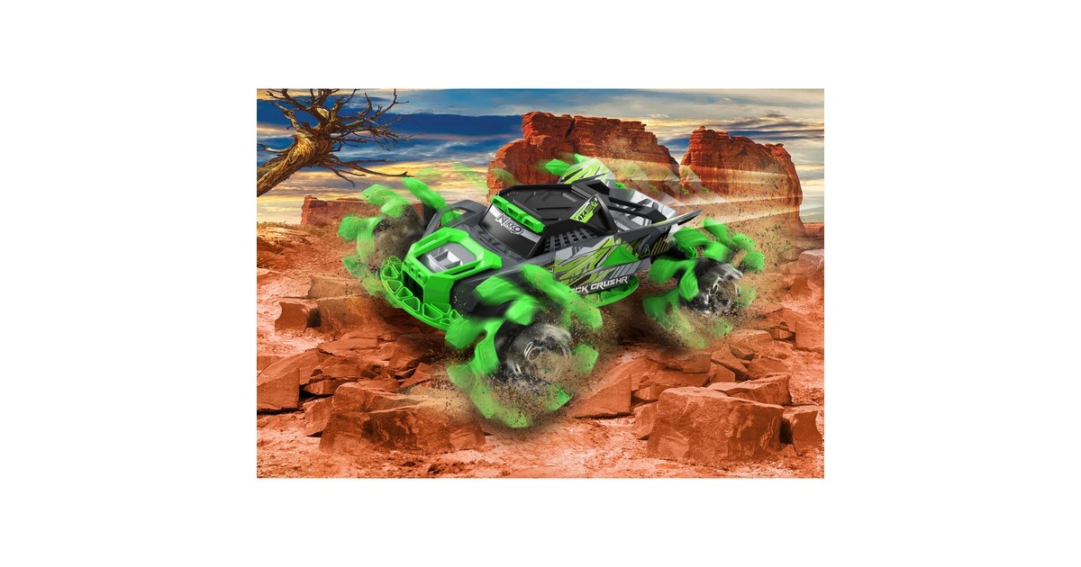 NikkoRock CrushR: Techno Green RC  (schaal 1:12)