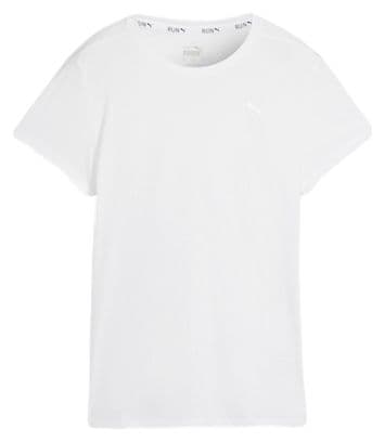 Maillot manches courtes Puma Run Favourite Graphic Blanc Femme
