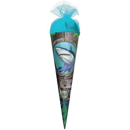 Roth Schultüte Hai, 35 cm, rund