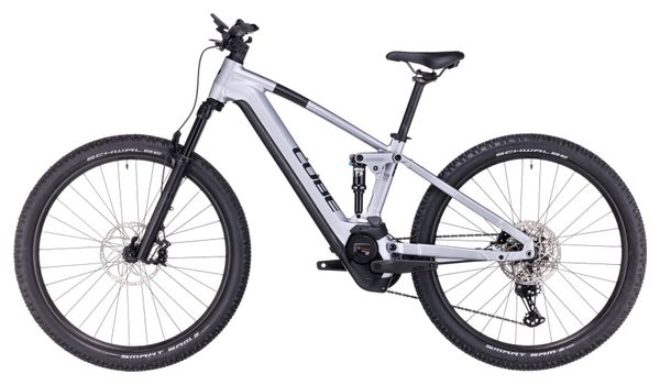 VTT Électrique Tout-Suspendu Cube Stereo Hybrid 120 Race 625 Shimano Deore/XT 12V 625 Wh 29'' Argent Polar