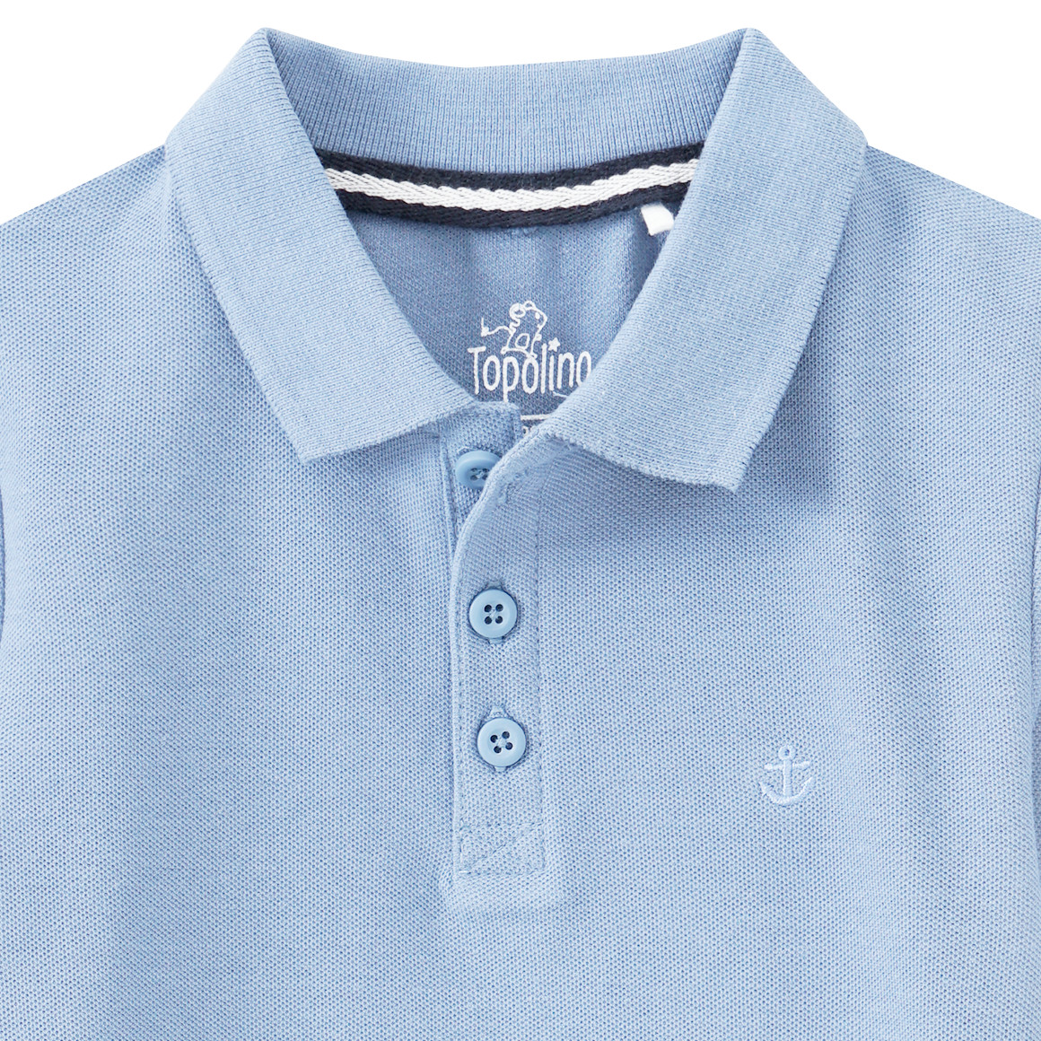 Topolino Jungen Poloshirt in Piqué-Qualität hellblau