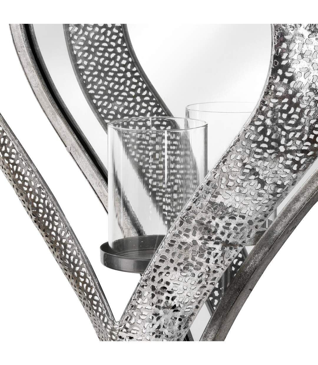Hill Interiors - Bougeoir HEART (Argenté) (S) - UTHI3098