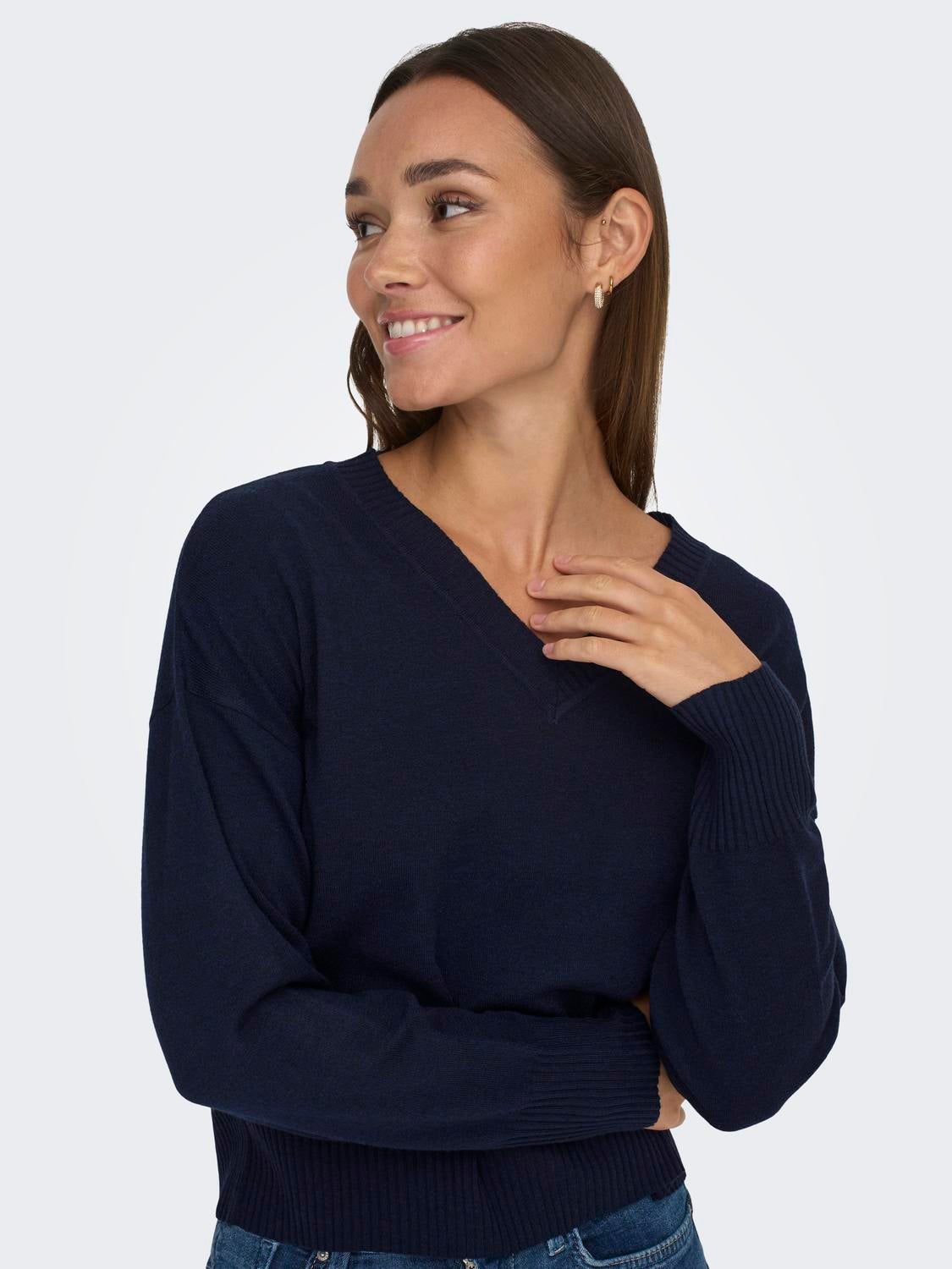 JDYPRIME Strickpullover Sky Captain
