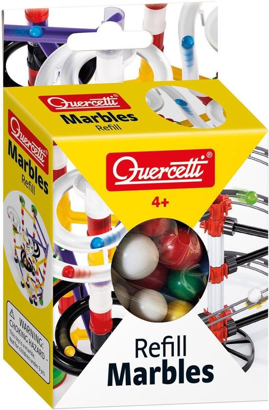 Quercetti - Kogels voor Knikkerbaan - 14 & 19 mm - 60 st.